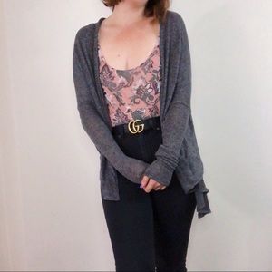 Light and Cozy Gray Abercrombie Cardigan